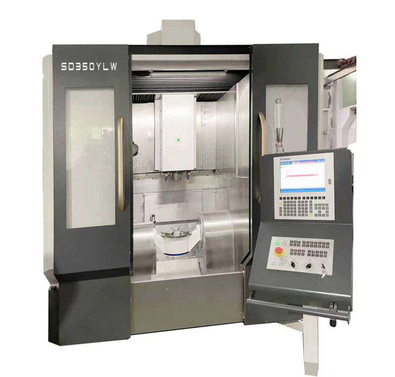 五軸五聯(lián)動數(shù)控機(jī)床--SD350YLW-BBT40